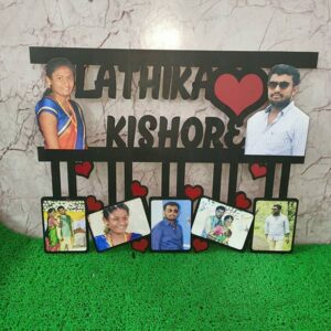 Couple Name Frame With Photo Cutout Cart