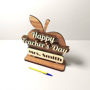 Happy Teachers Day Table Top Cart