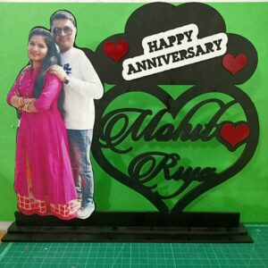 Personalised Photo Table Top for Anniversary Cart