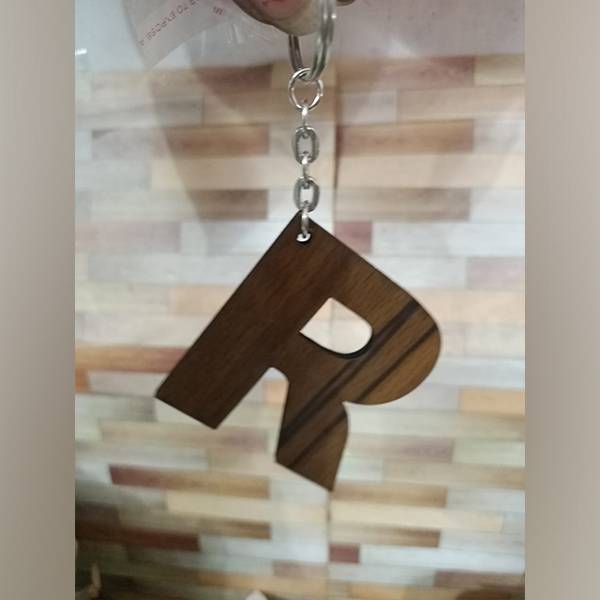 Personalised Wooden Alphabet Keychain Personalised Wooden Alphabet Keychain