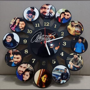 Wall Clock with Pictures 1 Cart