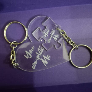 You COmplete Me Keychain 1 Cart