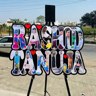 Couple Alphabet Frame