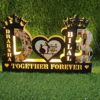 Couple LED Initial With Photos