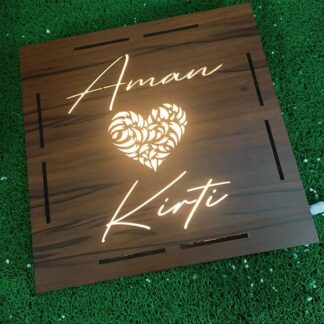 Couple Led Name Board