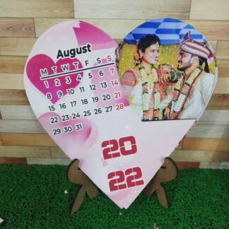 Heart Shape Calendar