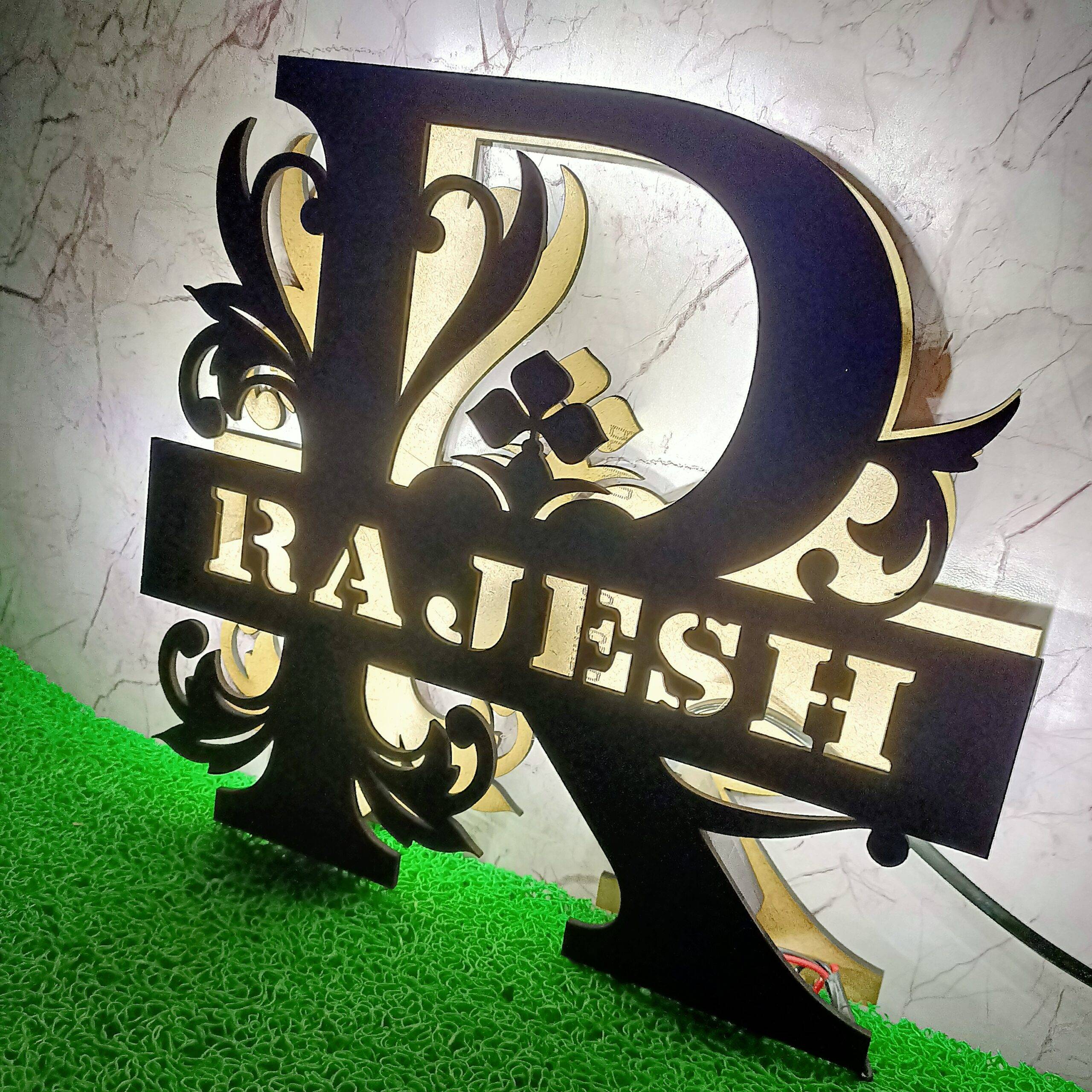 Floral Initial R 3 Floral Initial R - Image 3