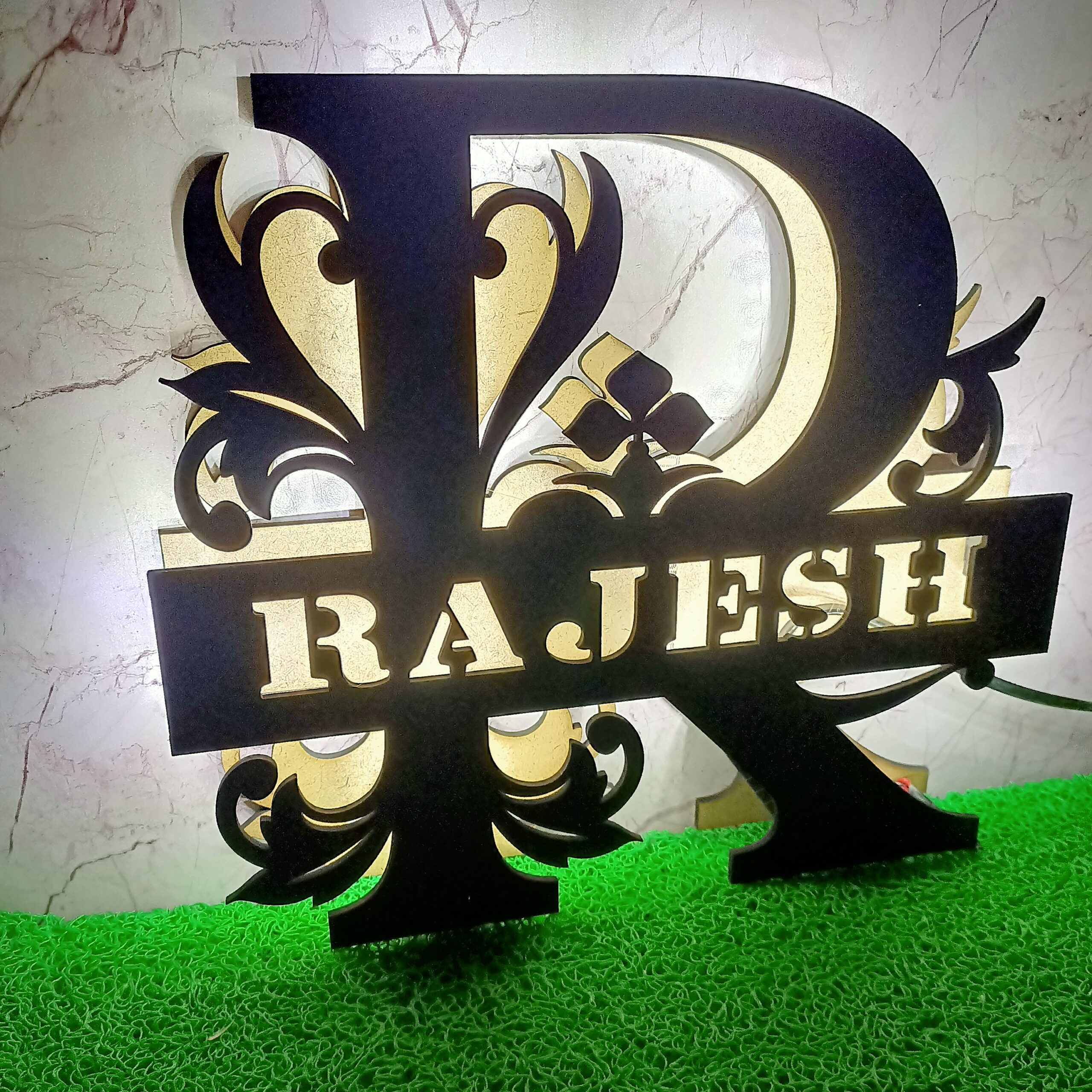 Floral Initial R 2 Floral Initial R - Image 2