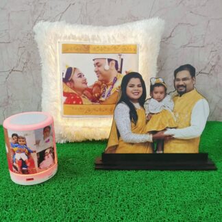 LED Cushion Bluetooth Speaker and Table Top Combo for Couple