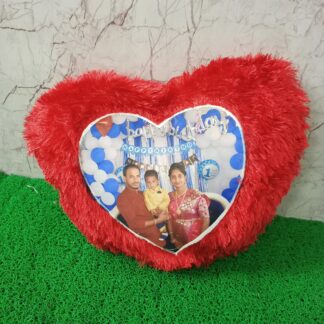 Red Heart Shaped Cushion