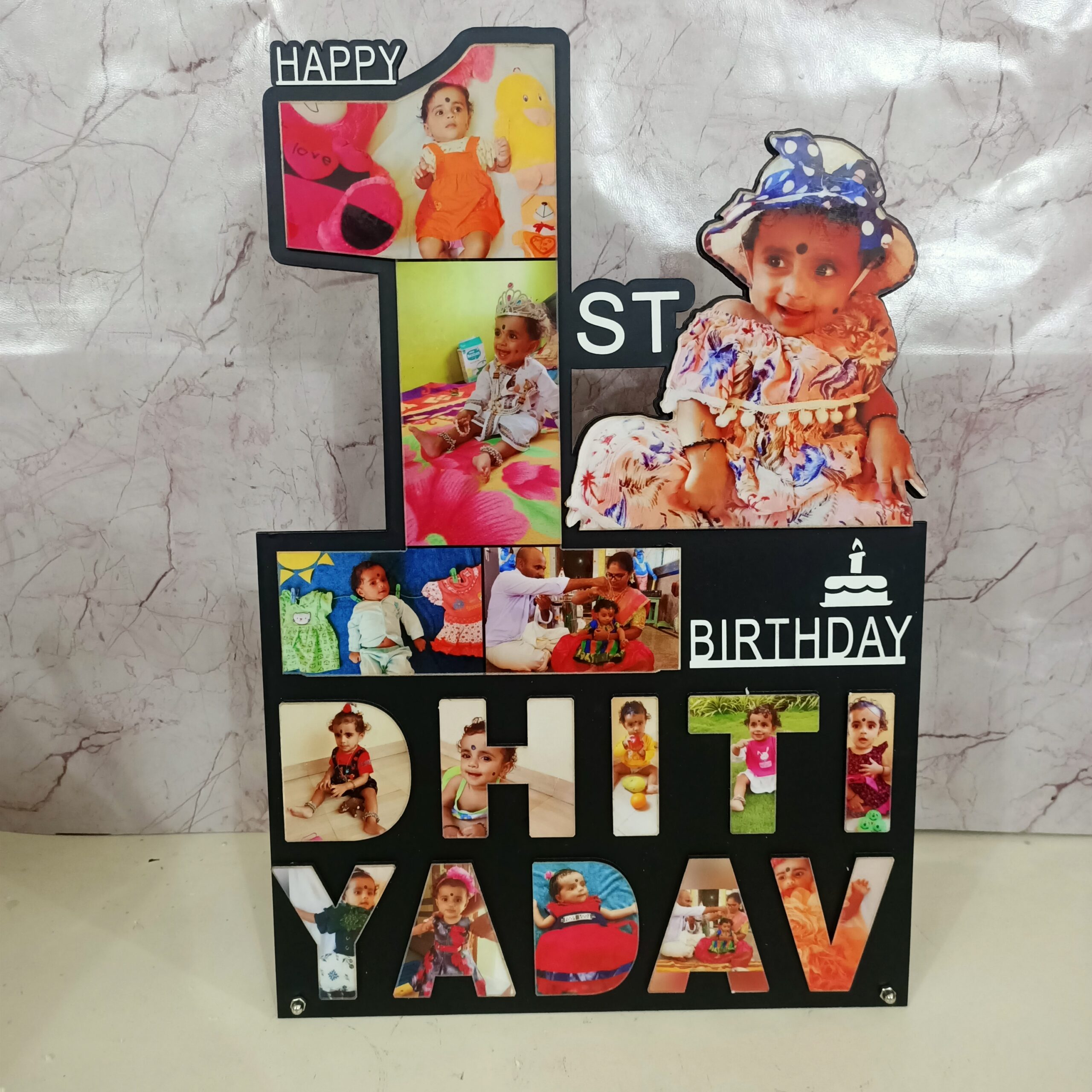 Birthday Present for 1st Birthday - Personalized 1st Birthday Tabletop/Frame 3 birthday present for 1st birthday, best first birthday gifts, best 1st birthday gifts, personalized first birthday gifts, personalised first birthday gifts