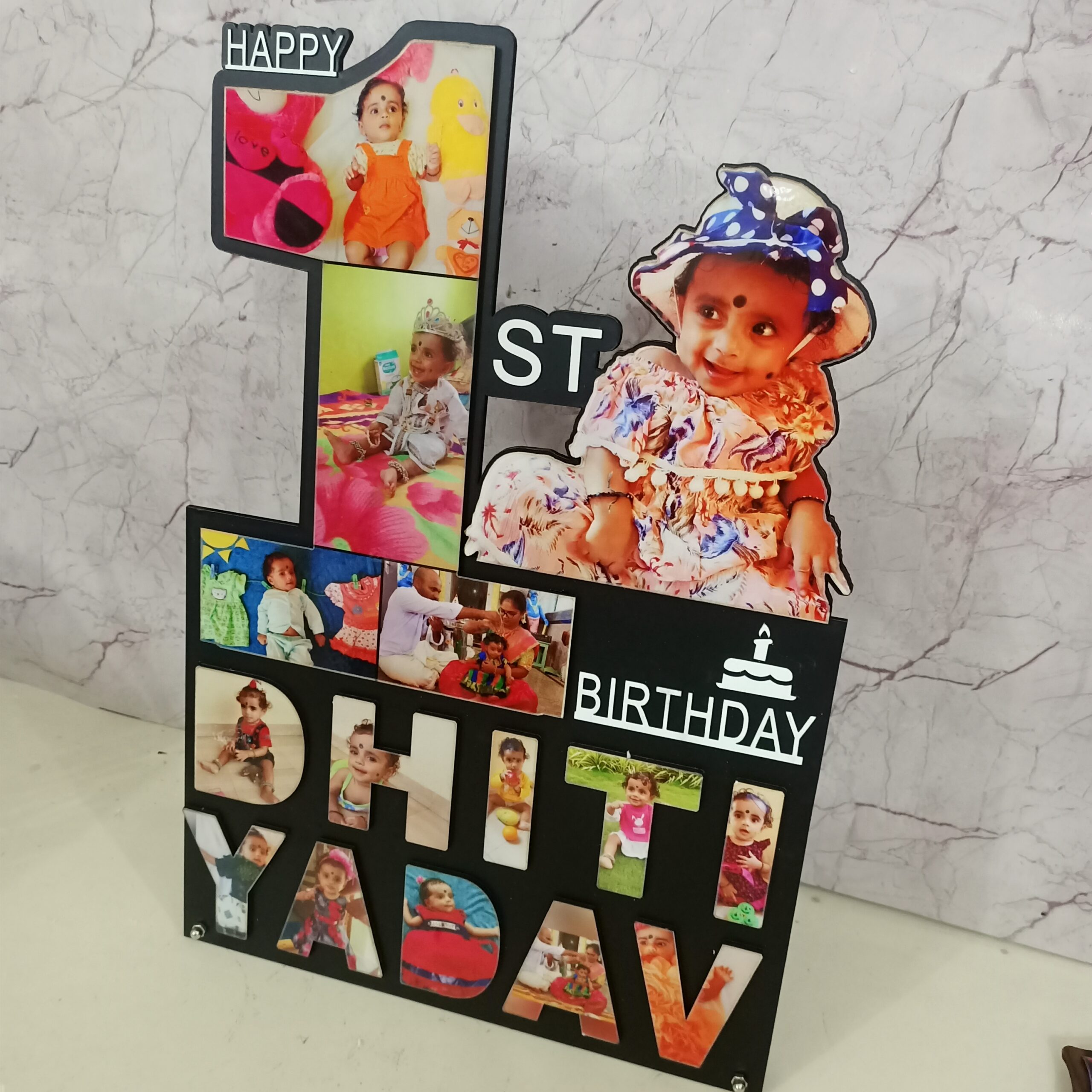 Birthday Present for 1st Birthday - Personalized 1st Birthday Tabletop/Frame 2 birthday present for 1st birthday, best first birthday gifts, best 1st birthday gifts, personalized first birthday gifts, personalised first birthday gifts