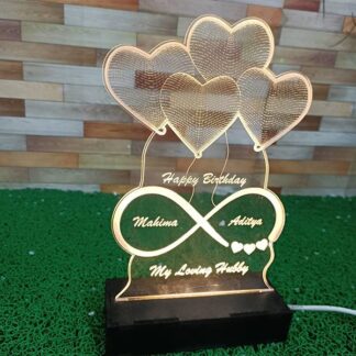 Infinity Love LED Plaque