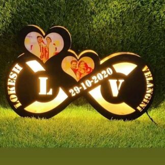 Initial Infinity Night Lamp