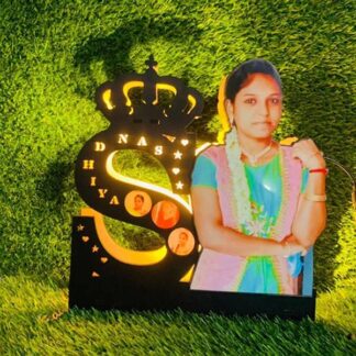 LED Initial with Photo Night Lapm
