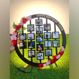 LED Ring With Flowers