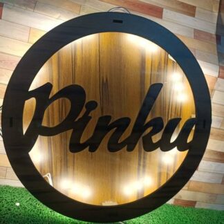 Personalised LED Name Ring