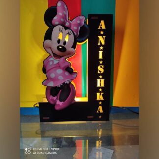 Personalised Minnie Night Lamp