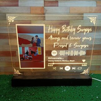Spotify LED Photo Frame With A Message