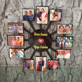 Wall Clock Photo Frame