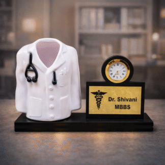 doctor reception name plate personalised for clinic desk