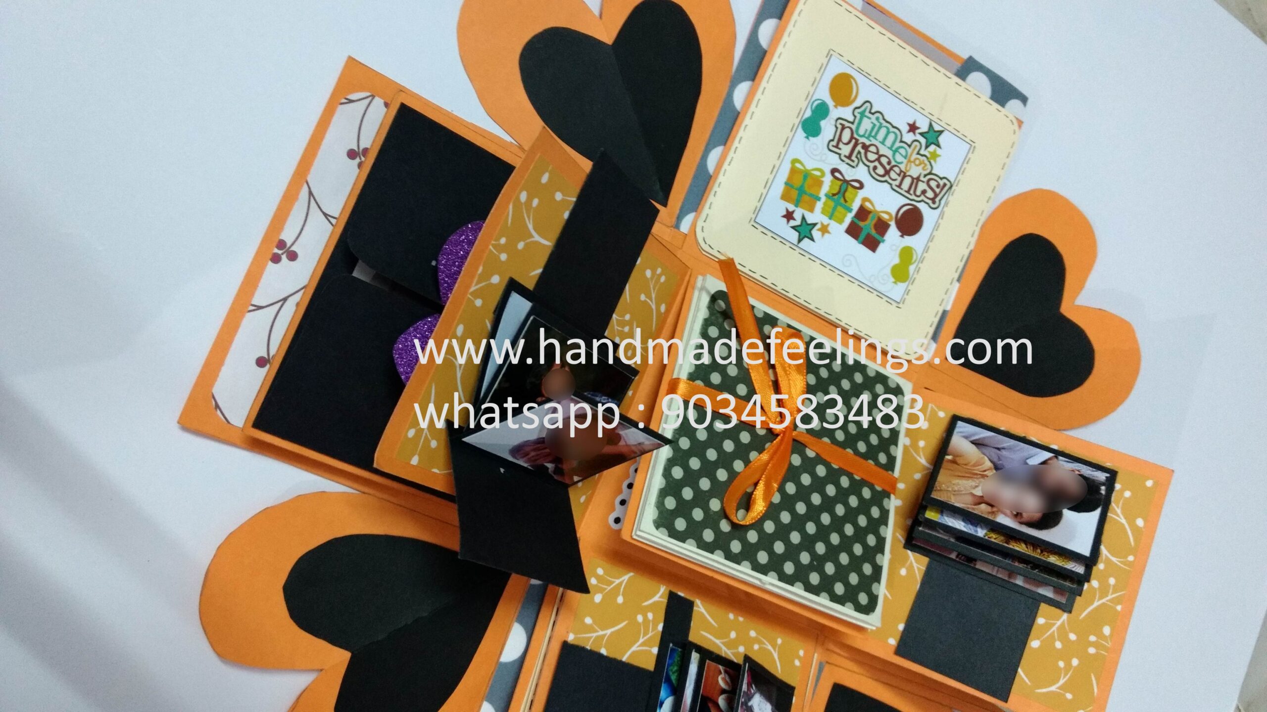 3 Layered Explosion Box with Tricks - 12x12x12 cm (Yellow Theme) 4 3 Layered Explosion Box with Tricks - 12x12x12 cm (Yellow Theme) - Image 4