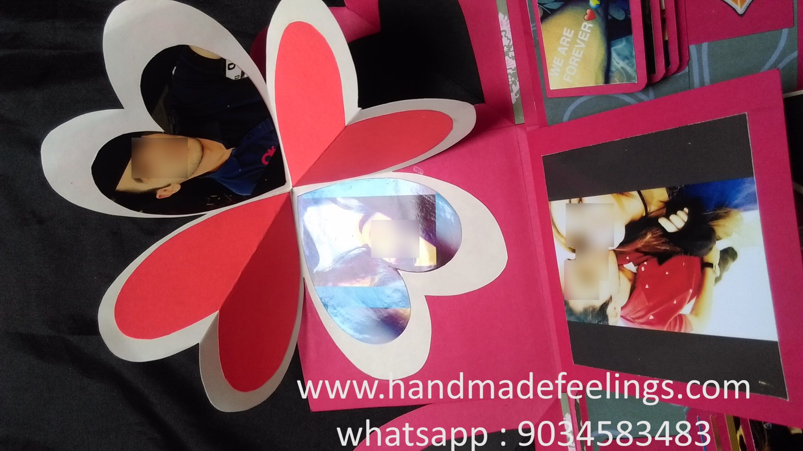 3 Layered Explosion Box with Tricks - 12x12x12 cm (Red Black Theme) 8 3 Layered Explosion Box with Tricks - 12x12x12 cm (Red Black Theme) - Image 8