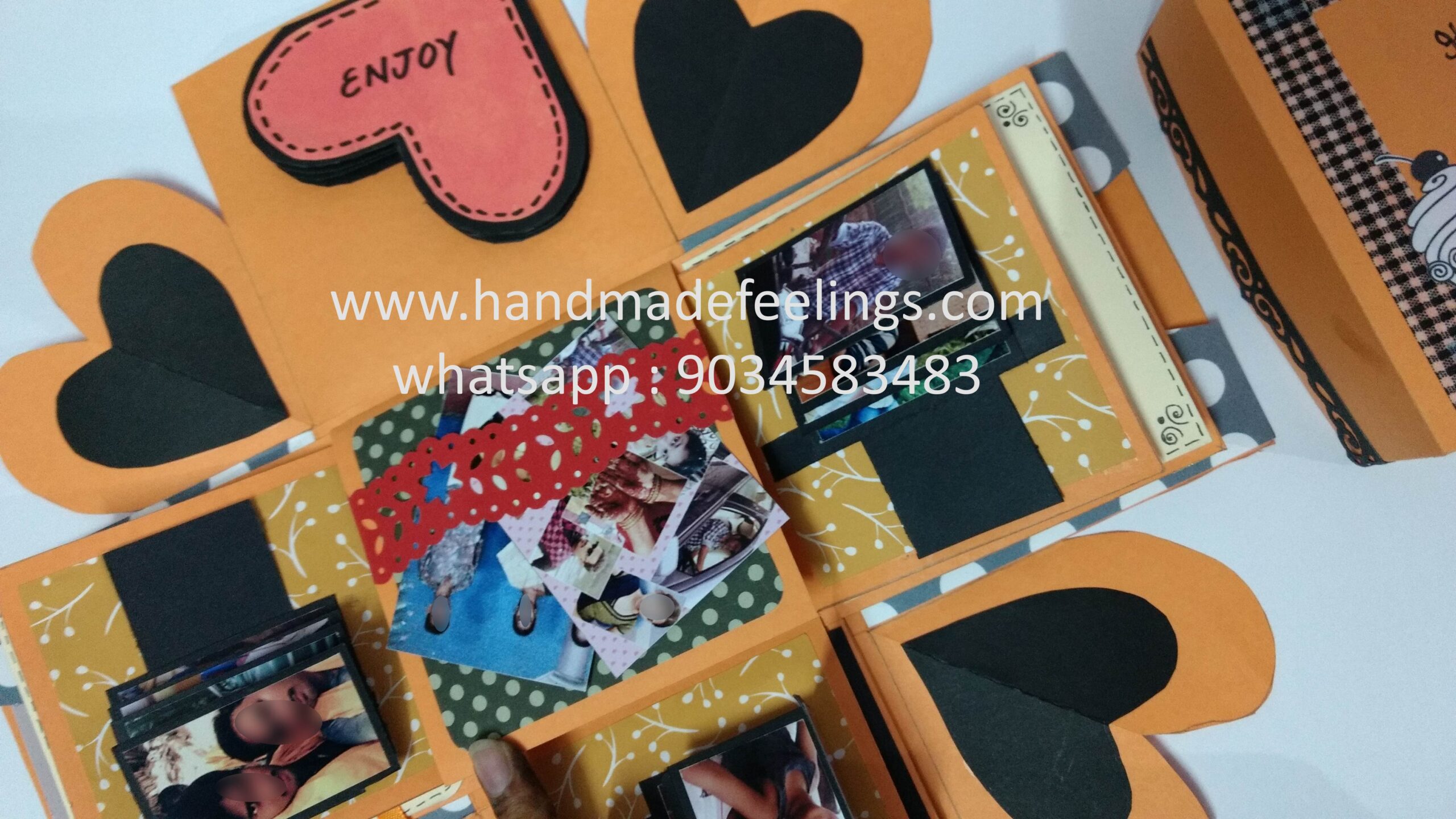 3 Layered Explosion Box with Tricks - 12x12x12 cm (Yellow Theme) 6 3 Layered Explosion Box with Tricks - 12x12x12 cm (Yellow Theme) - Image 6