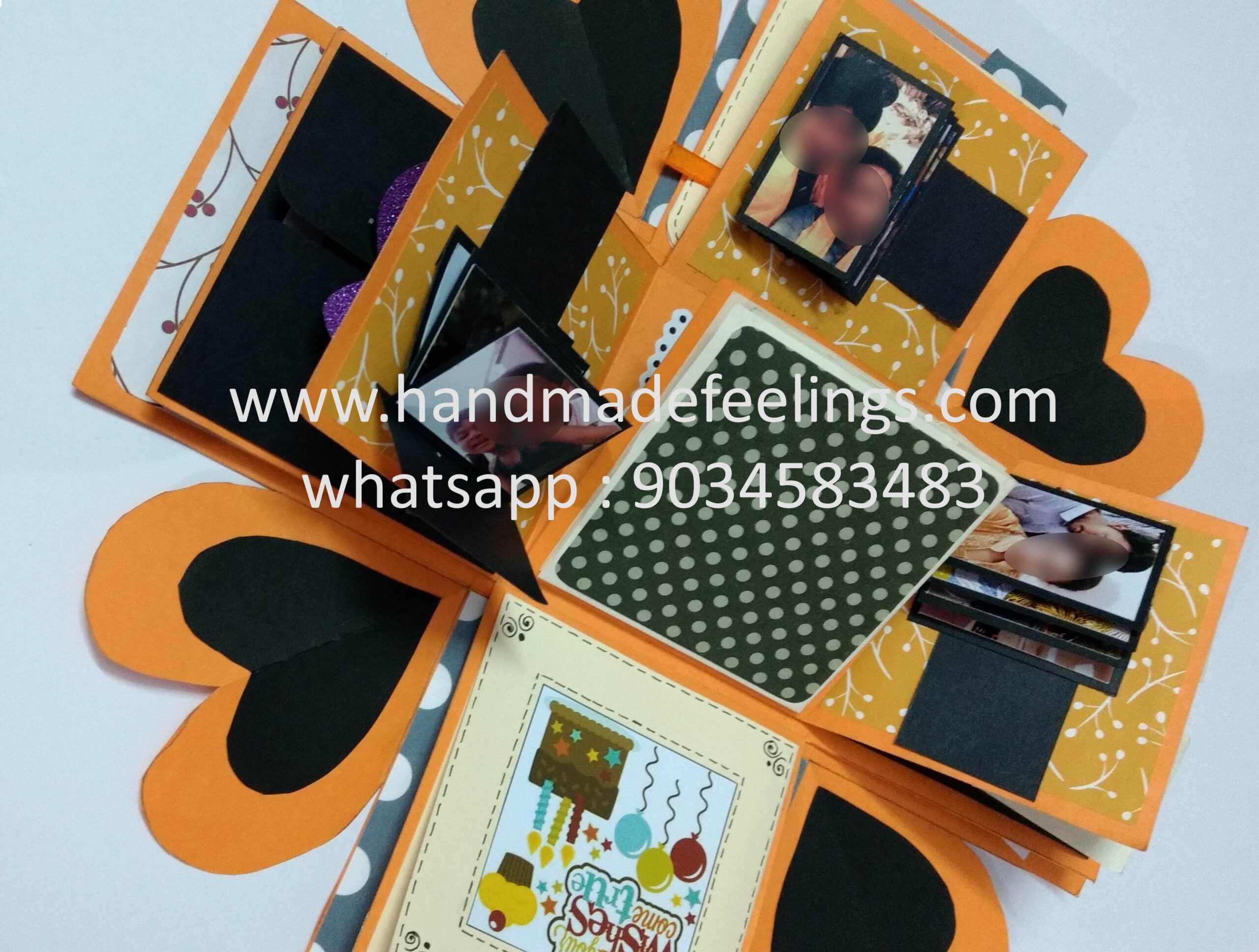 3 Layered Explosion Box with Tricks - 12x12x12 cm (Yellow Theme) 7 3 Layered Explosion Box with Tricks - 12x12x12 cm (Yellow Theme) - Image 7