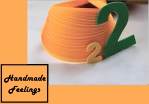 3mm Quilling Strips - Orange