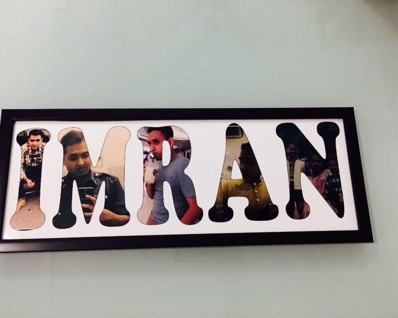 Alphabet Photo Frames