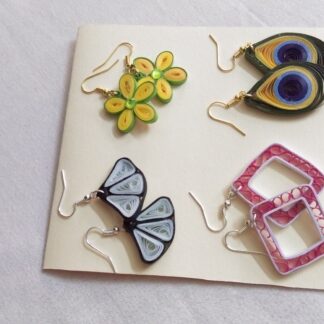 Quilled Jewellery Earrings set of 4