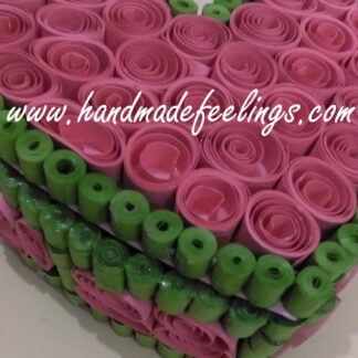 Quilled Box - Pink
