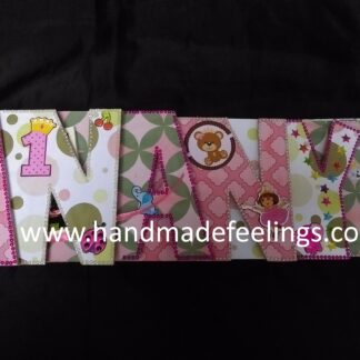 Wooden Name Album cum Slam book (6 alphabets + 4 sheets)