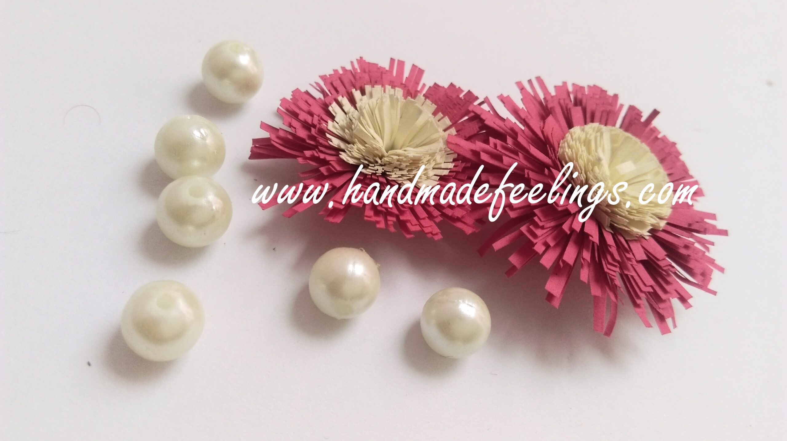 Paper Quilled Flowers - PQF04 1 Paper Quilled Flowers - PQF04