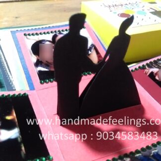 Explosion Box 3d couple - 9x9x9 cm