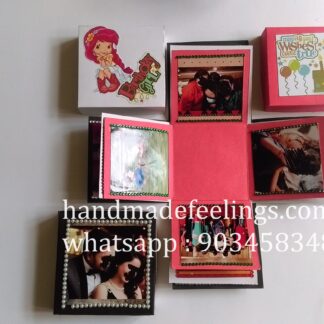 3 layered Explosion Box - 9x9x9 cm