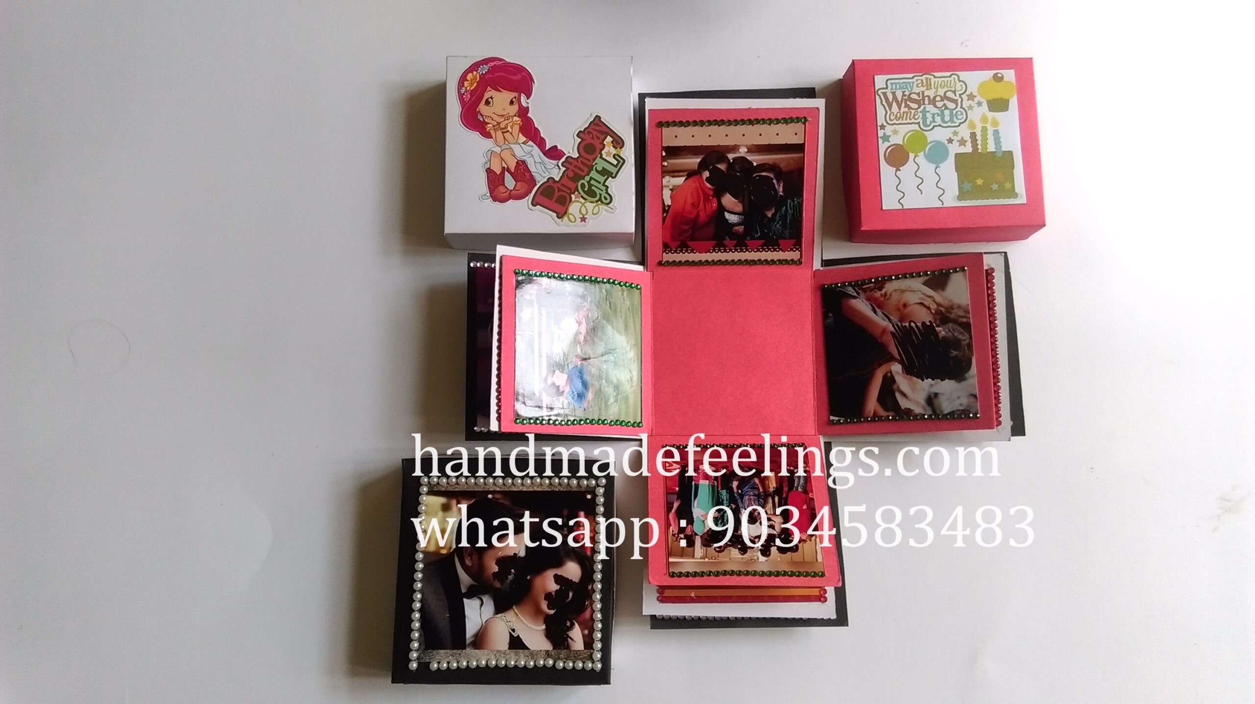 3 layered Explosion Box - 9x9x9 cm 1 3 layered Explosion Box - 9x9x9 cm