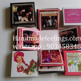 4 layered Explosion Box - 9x9x9 cm