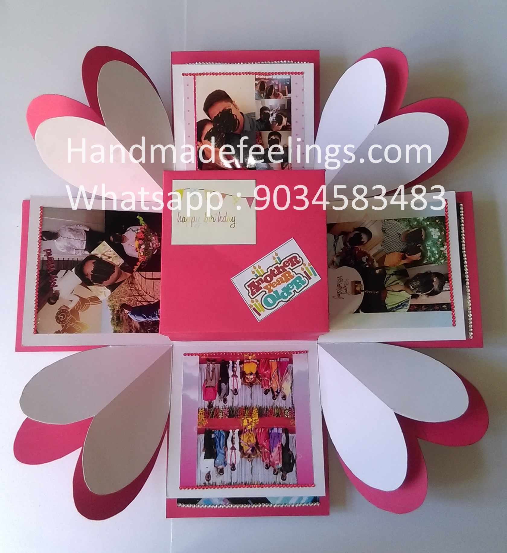 Explosion Box - Full of Hearts-15x15x15 cm 9 Explosion Box - Full of Hearts-15x15x15 cm - Image 9
