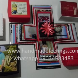 Explosion Box with surprise box - 12x12x12 cm