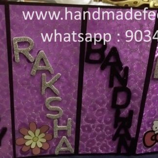 Open Box Card or Tower Box - Purple Theme