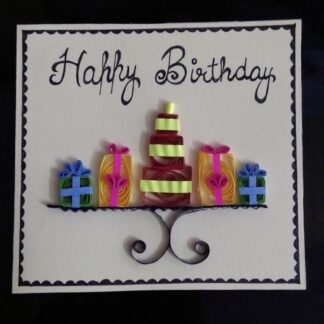 Quilled Birthday Card