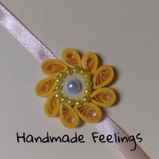 Handmade Paper Quilled Rakhi