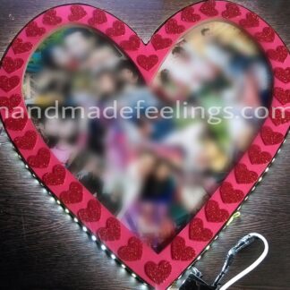 LED Wooden Wall Photo Frame