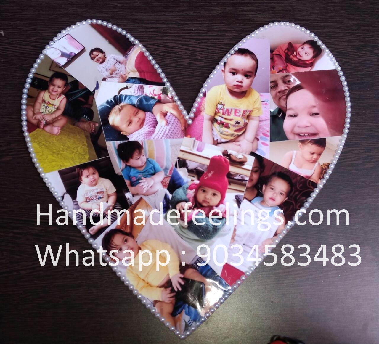 Heart Wall Wooden Frame 2 Heart Wall Wooden Frame - Image 2