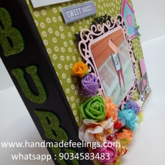 Baby Girl Memories Scrapbook - 8 Pages