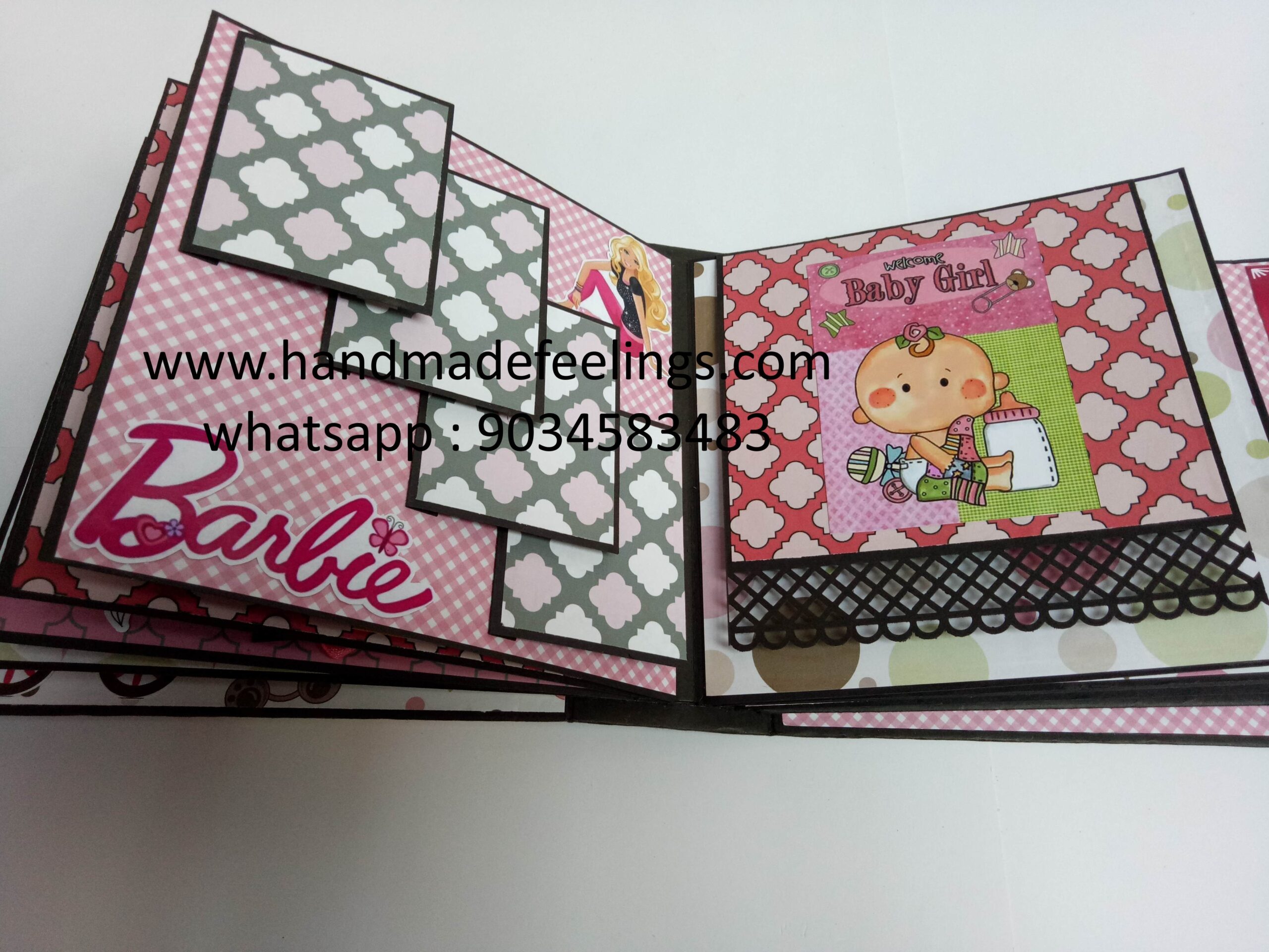 Baby Girl Memories Scrapbook - 8 Pages 4 Baby Girl Memories Scrapbook - 8 Pages - Image 4