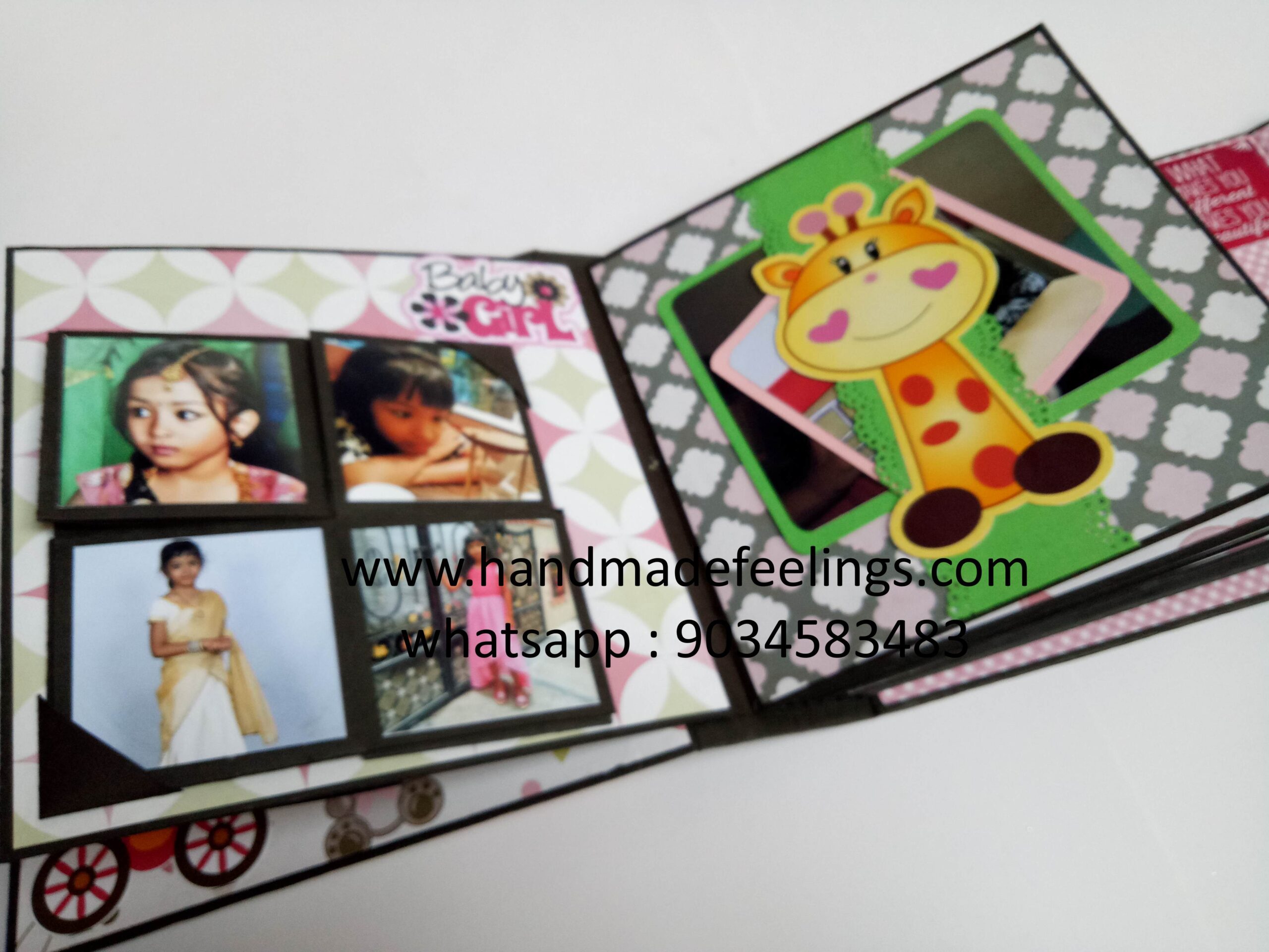 Baby Girl Memories Scrapbook - 8 Pages 8 Baby Girl Memories Scrapbook - 8 Pages - Image 8