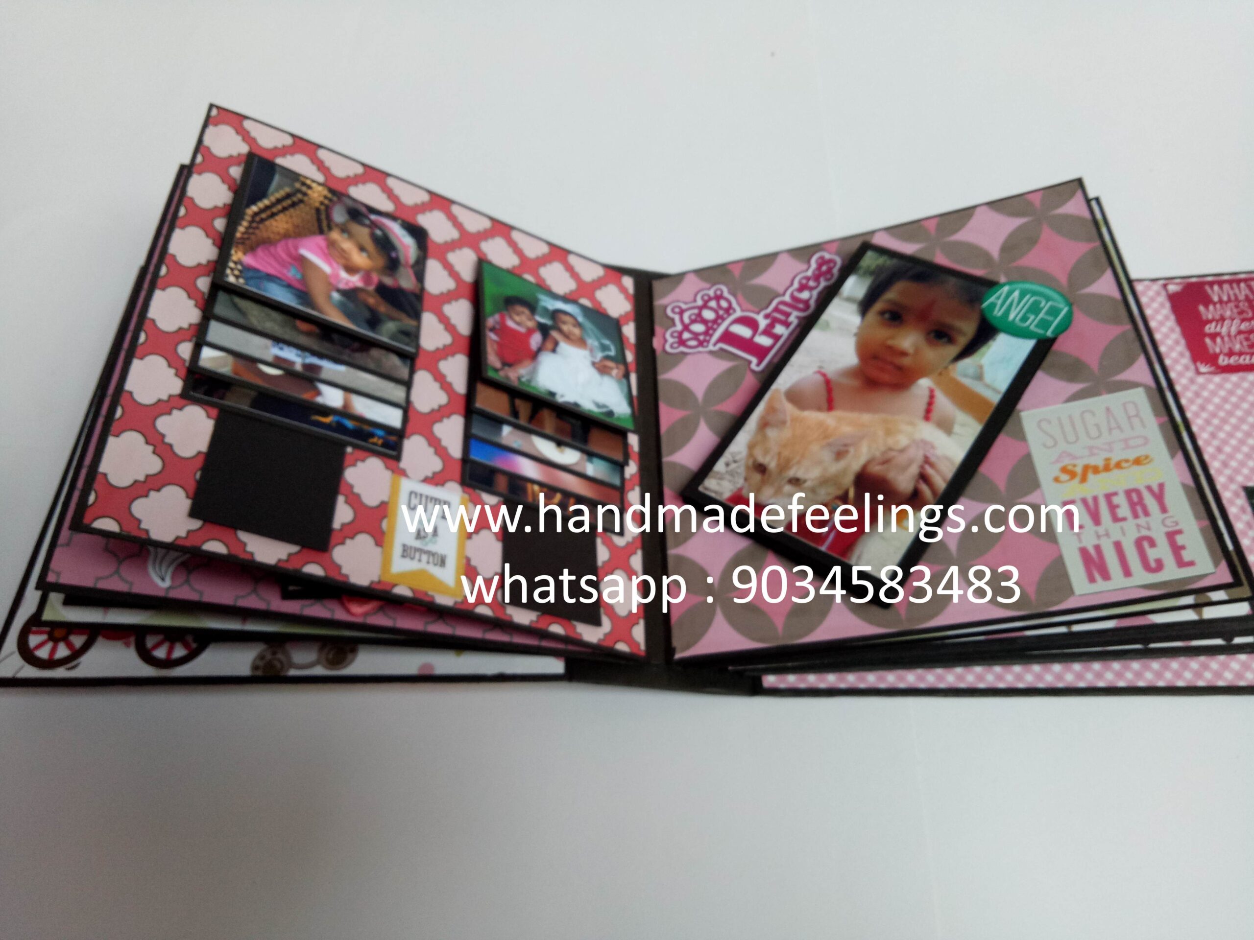 Baby Girl Memories Scrapbook - 8 Pages 10 Baby Girl Memories Scrapbook - 8 Pages - Image 10